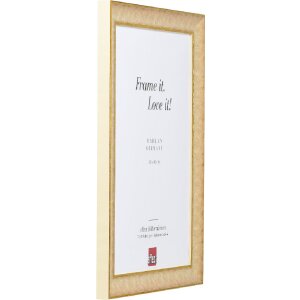 Effect Holzrahmen Profil 68 Elfenbein 13x18 cm Antireflexglas