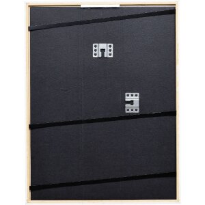 effect Holz-Bilderrahmen Profil 69 weiß 21x28 cm mit Antireflexglas