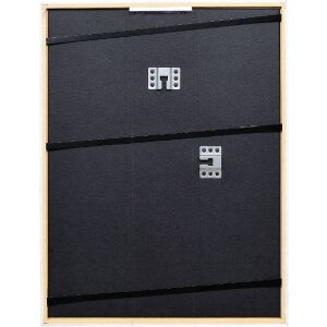 Effect Holz-Bilderrahmen Profil 69 grau 25x35 cm mit Antireflexglas 0691-2535-12