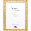 Effect Holzrahmen Profil 75 Barockstil gold 30x40 cm mit Antireflexglas
