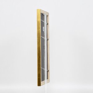Efektný drevený rám obrazu Profil 85 Gold 10x10 cm antireflexné sklo