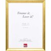 Efektný drevený rám na obrazy Profil 85 Gold 14,8x21 cm antireflexné sklo
