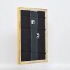 Efektný drevený rám na obrazy Profil 85 Gold 14,8x21 cm antireflexné sklo