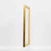 Efektný drevený rám na obrazy Profil 85 Gold 14,8x21 cm antireflexné sklo