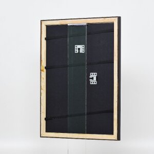 Efektný drevený rám obrazu profil 85 čierny 14,8x21 cm antireflexné sklo
