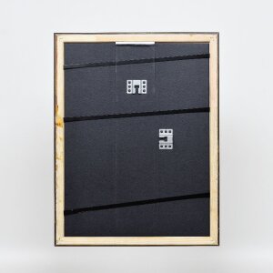 Efektný drevený rám obrazu profil 85 čierny 14,8x21 cm antireflexné sklo