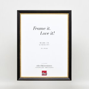 Efektný drevený rám obrazu profil 85 čierny 14,8x21 cm antireflexné sklo