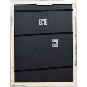 Effect Holzbilderrahmen Profil 86 Barock 62x93 cm silber