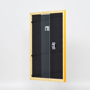 Efektný drevený rám profil 89 svetlohnedý 20x28 cm antireflexné sklo