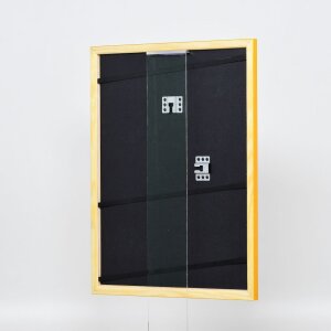 Efektný drevený rám profil 89 svetlohnedý 20x28 cm antireflexné sklo