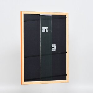 Efektný drevený rám profil 89 losos 21x29,7 cm antireflexné sklo