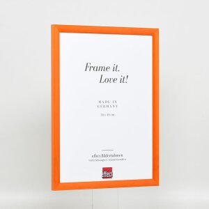 Efektný drevený rám profil 89 losos 21x29,7 cm antireflexné sklo
