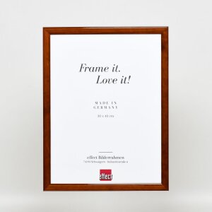 Efektný drevený rám profil 89 tmavo hnedý 35x50 cm antireflexné sklo