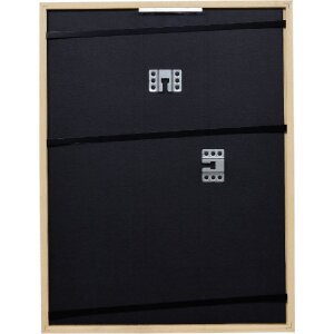 Effect Holzrahmen Profil 2330 weiß 45x60 cm mit Antireflexglas