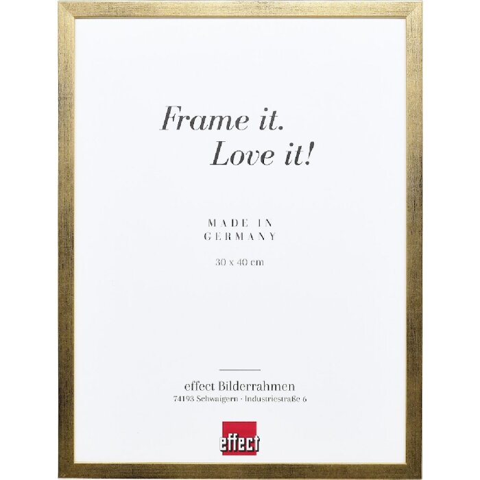 Effect Drejčový rám s profilom Top S zlatý 25x60 cm s protizrkadlovým skлом