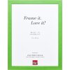 Effect Holzrahmen Profil Top Pro meeresgrün – masívny drevený fotorámik s antireflexným sklom 9x13 cm