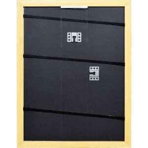 Effect Holzrahmen Profil Top Pro hellbraun 13x13 cm mit Antireflexglas