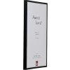 Effect B1 hoľnotný fotorámik Alu Serie 2 čierny 18x27 cm s antireflexným skлом