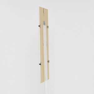 Efektný klipový rám 20x20 cm z akrylového skla Bezrámový držiak obrazu na montáž na stenu
