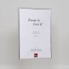 Efektný plastový rám Art silver 13x18 cm akrylové sklo