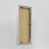 Efektný obrazový rám Quadro 60x60 cm strieborný hliník akrylové sklo MDF zadný panel
