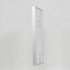 Efektný obrazový rám Quadro 60x60 cm strieborný hliník akrylové sklo MDF zadný panel