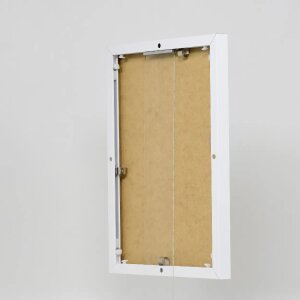Hliníkový obrazový rám Effect Quadro 60x60 cm z bieleho akrylového skla