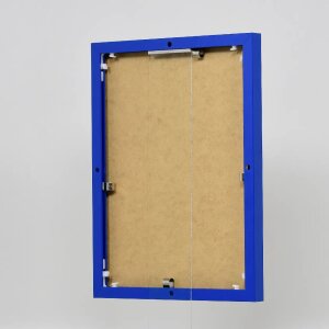 Hliníkový obrazový rám Effect Quadro 60x60 cm modrý s akrylovým sklom