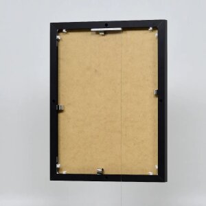 Hliníkový obrazový rám Effect Quadro 60x60 cm čierny s akrylovým sklom