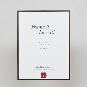 Hliníkový obrazový rám Effect Quadro 60x60 cm bronzový s akrylovým sklom