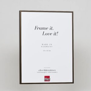 Hliníkový obrazový rám Effect Quadro 60x60 cm bronzový s akrylovým sklom