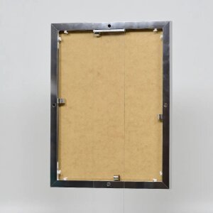 Efektný hliníkový rám na obrazy Quadro 60x60 cm strieborný s vysokým leskom akrylového skla