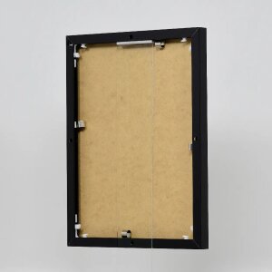Hliníkový obrazový rám Effect Quadro 60x60 cm čierny s vysokým leskom a akrylovým sklom