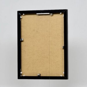 Hliníkový obrazový rám Effect Quadro 60x60 cm čierny s vysokým leskom a akrylovým sklom