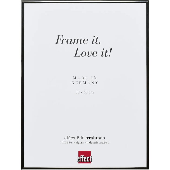 Hliníkový obrazový rám Effect Quadro 60x60 cm antická strieborná akrylové sklo