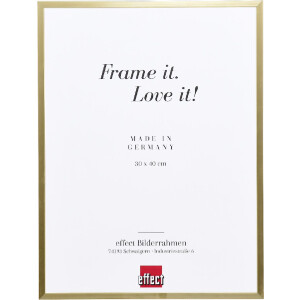 Effect Aluminium-Bilderrahmen Serie 2 Acrylglas gold...