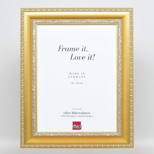 Efekt Barokový rám obrazu profil 31 zlatý 62x93 cm akrylové sklo