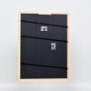 Efektný drevený rám profil 32 svetlohnedý 13x13 cm akrylové sklo
