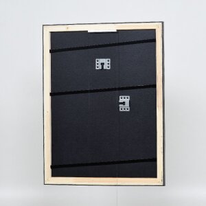 Effect Holz-Bilderrahmen Profil 40 Platin 10x10 cm Acrylglas