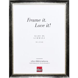Effect Holz-Bilderrahmen Profil 40 Platin 29,7x42 cm...