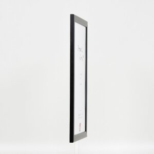 Effect Holz-Bilderrahmen Profil 43 schwarz 7x10 cm Kunstglas