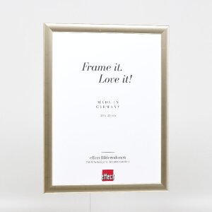 Effect Holz-Bilderrahmen Profil 43 silber 9x13 cm Kunstglas