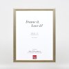 Effect Holz-Bilderrahmen Profil 43 silber 9x13 cm Kunstglas