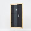 Effect Holz-Bilderrahmen Profil 43 Gold 10x10 cm Kunstglas