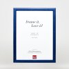 Effect Holzbilderrahmen Profil 43 royalblau 29,7x42 cm Kunstglas