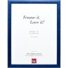 Effect drevený fotorámik Profil 43 royalblau 30x45 cm s umelým skлом