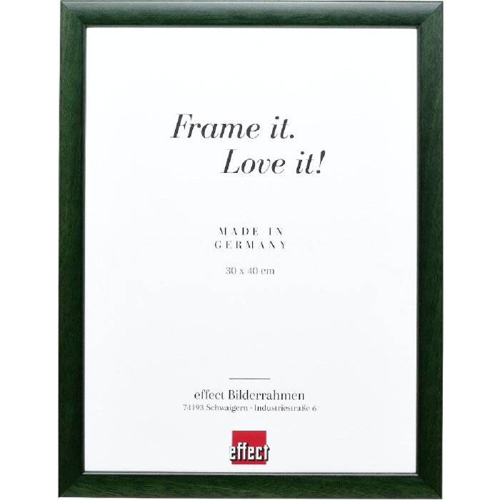 Effect Holz-Fotorámik Profil 43 tannengrün 60x90 cm sklo – protizrkadlové ochranné sklo