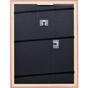 Effect Holzrahmen Profil 44 silber 25x70 cm Kunstglas