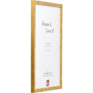 Effect drevený rám Profil 51 antik zlatý 20x20 cm s ochranou UV akryl