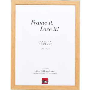 Effect Holzrahmen Profil 54 Eiche 50x50 cm Kunstglas